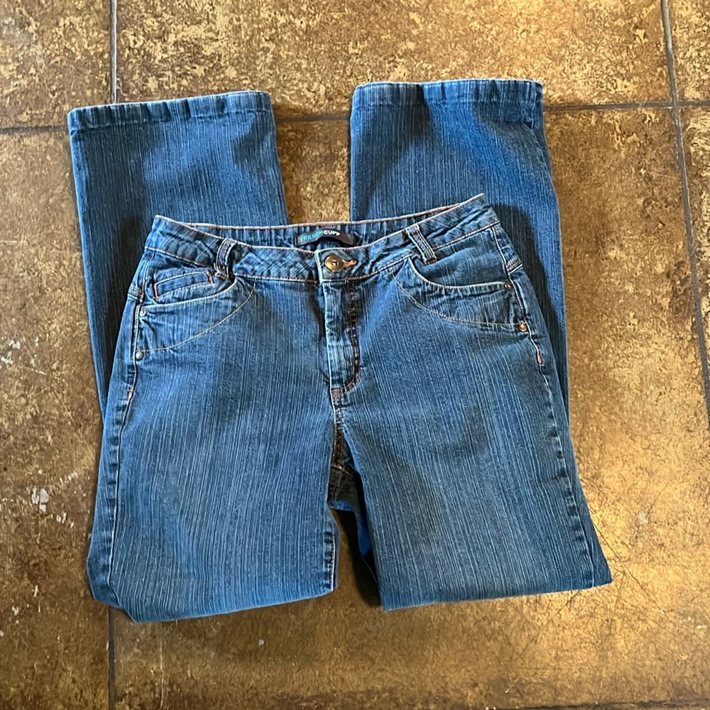 French Cuff jeans size 8 with 28” inseam
